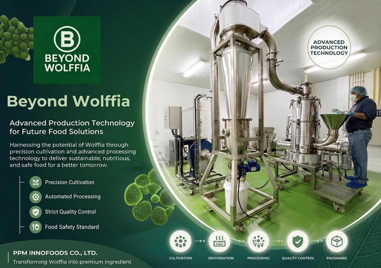 Global food solutions — Beyond Wolffia serves the international food industry
